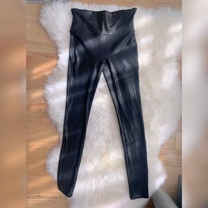 SPANX faux leather leggings